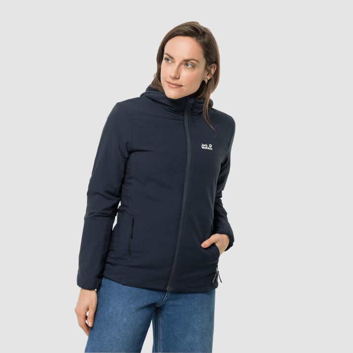 Chamarra Cortavientos Jack Wolfskin Jwp Atmos Mujer Azules Mexico-5128697